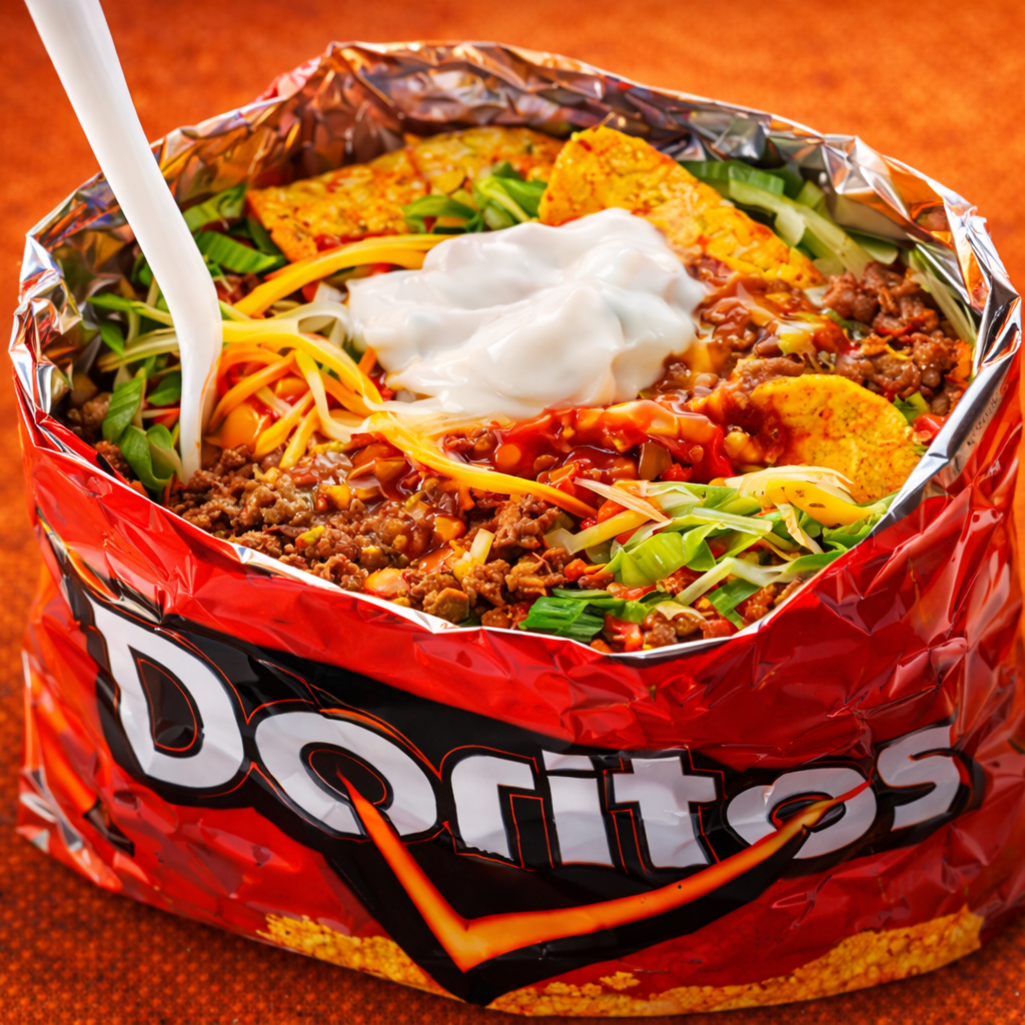 Nacho Cheese Doritos Walking Taco
